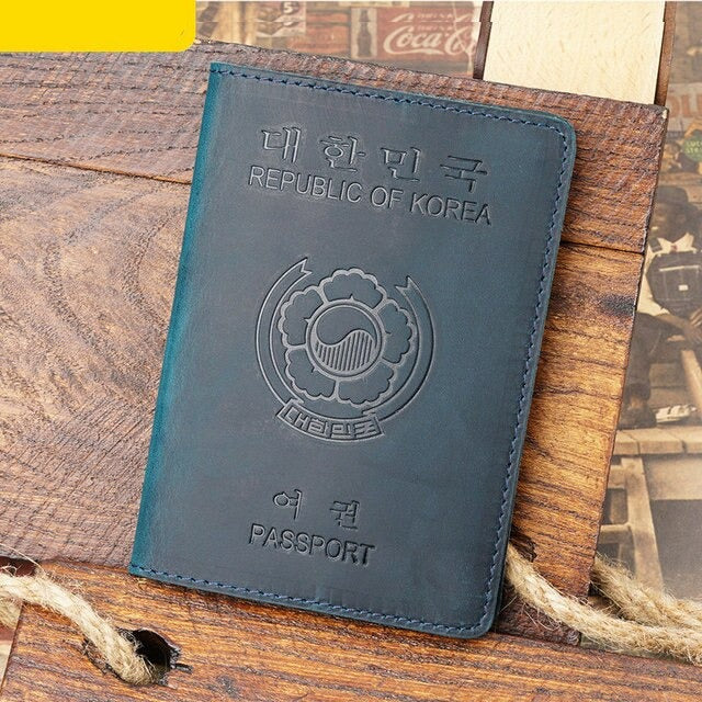 Protège passeport coréen en cuir - KoreanxWear