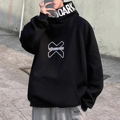 Hoodie Hip Hop col écharpe - KoreanxWear