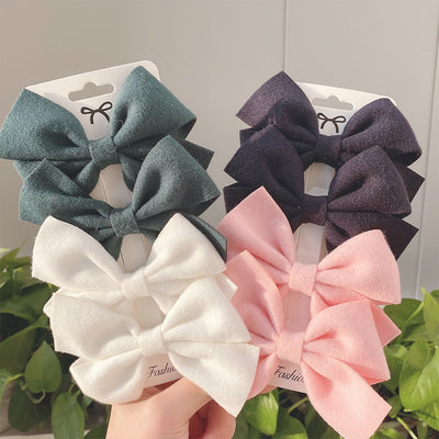 Lot de 4 pince à cheveux nœud papillon - KoreanxWear