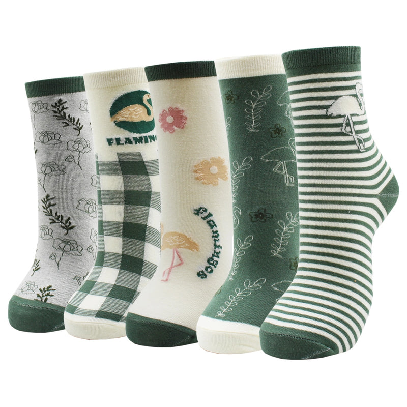 Lot de 5 paires de chaussettes amusantes - KoreanxWear