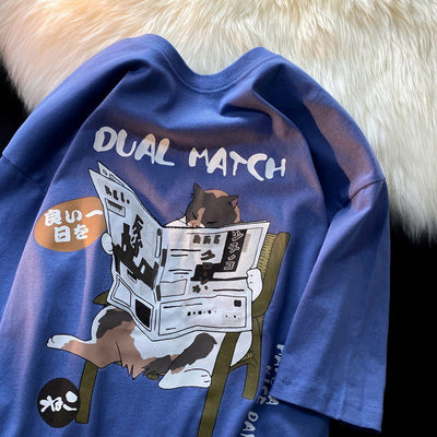 Koreanisches Dual-Match-T-Shirt