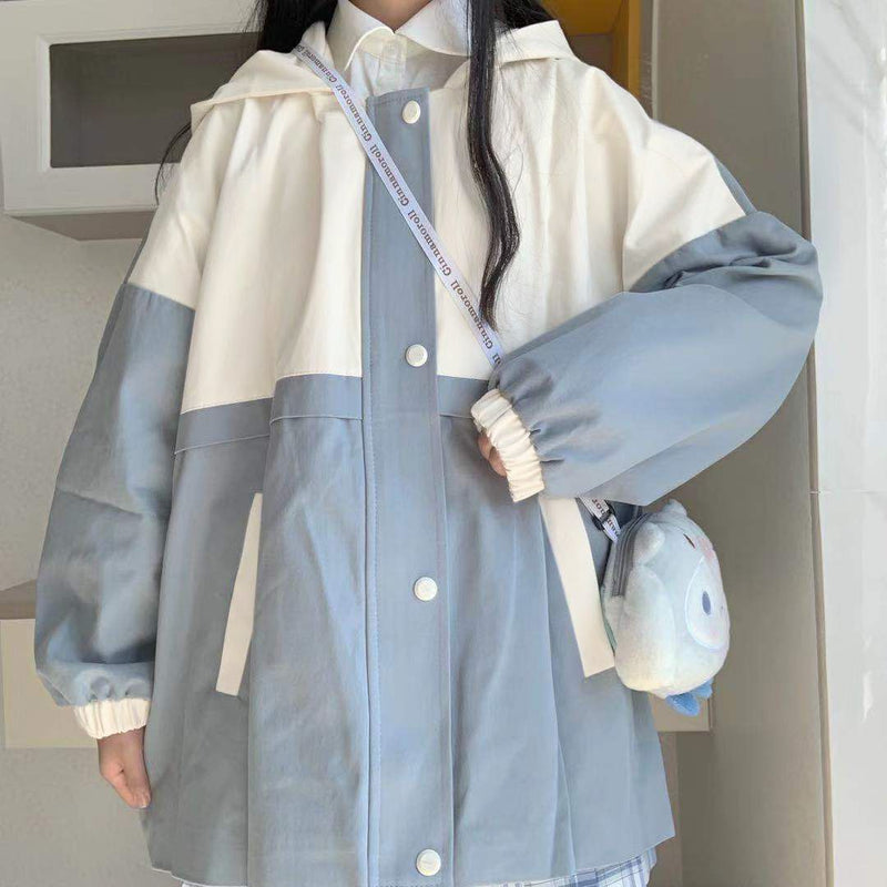 Veste coréenne bleue - KoreanxWear