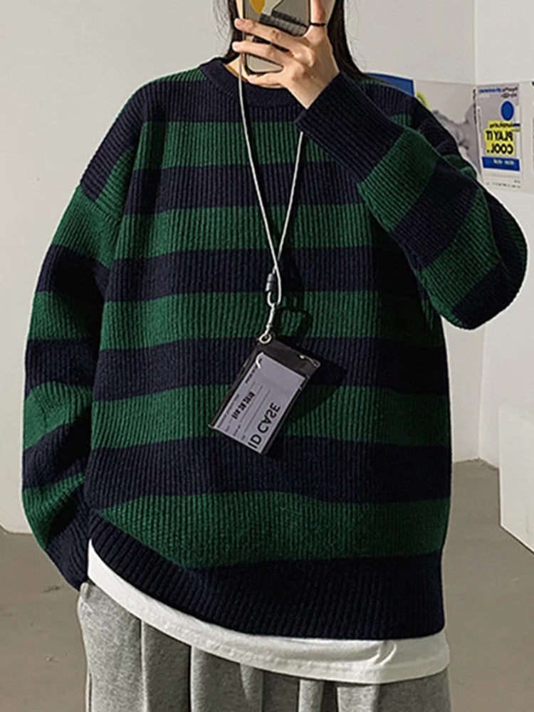 Pull tricoté oversize - KoreanxWear