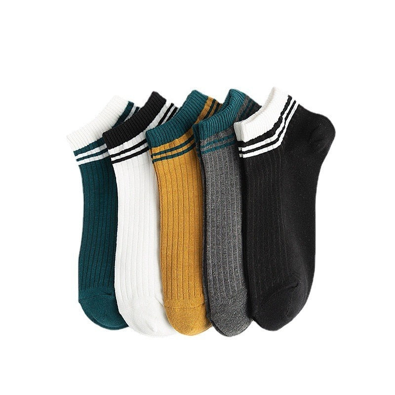 Chaussettes basses polo (5 paires) - KoreanxWear