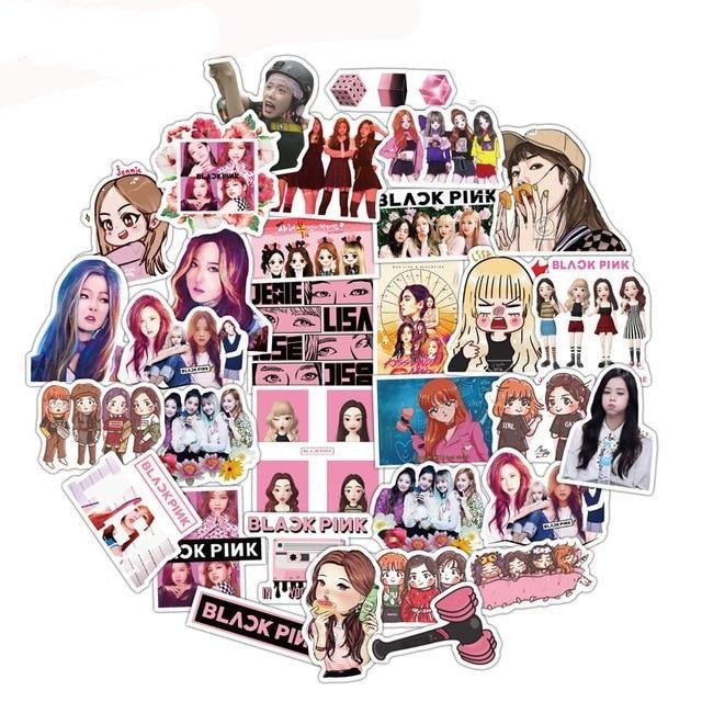 Autocollants Blackpink 50pc - KoreanxWear