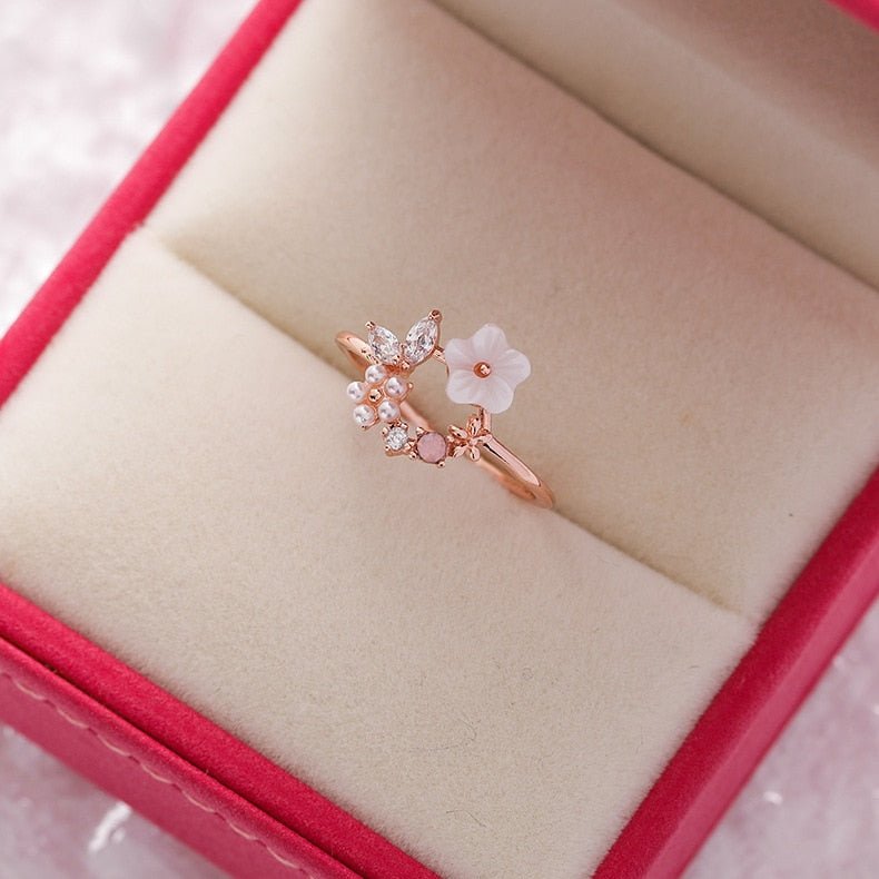 Bague floral - KoreanxWear