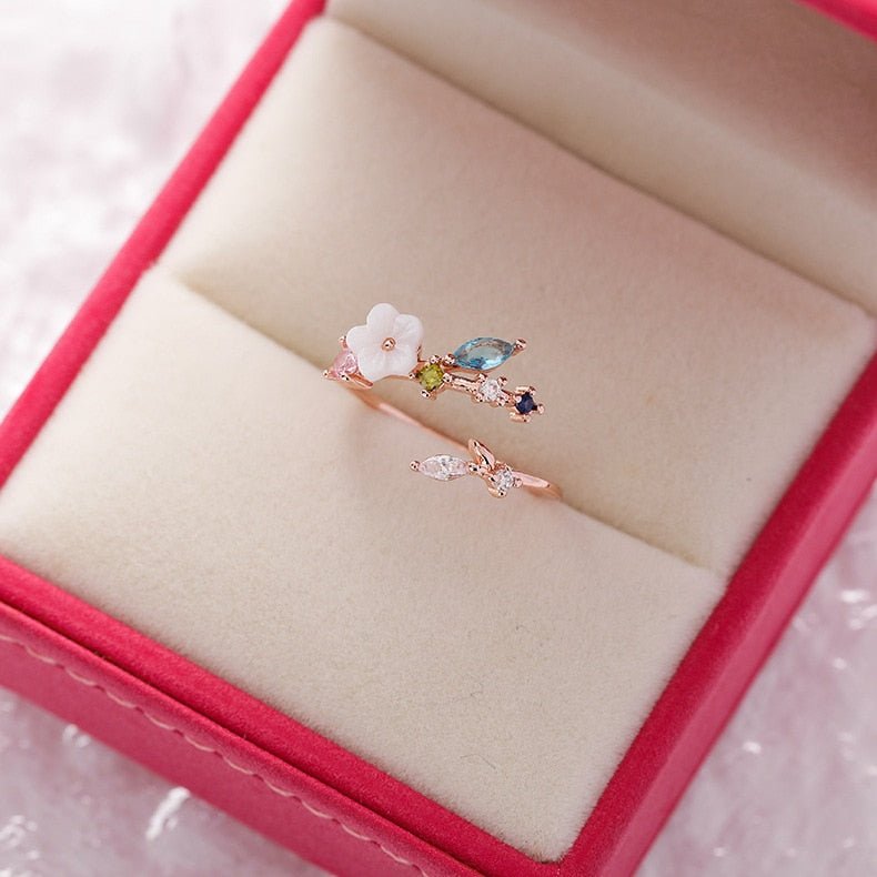 Bague floral - KoreanxWear