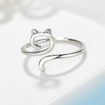 Bague tête de chat - KoreanxWear