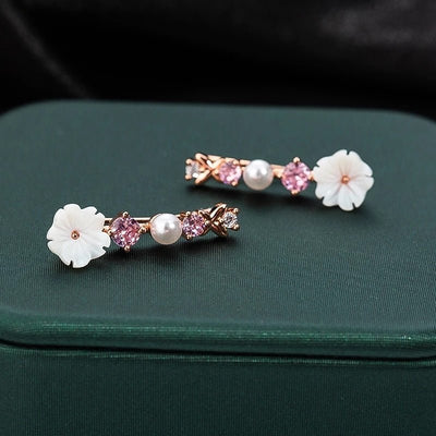 Boucles d'oreilles à fleur - KoreanxWear