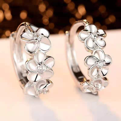 Boucles d'oreilles camélia - KoreanxWear