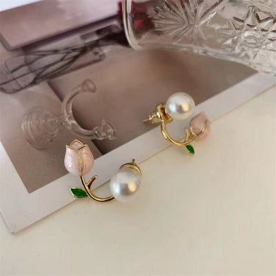 Boucles d'oreilles tulipes - KoreanxWear