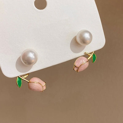 Boucles d'oreilles tulipes - KoreanxWear