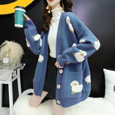 Cardigan coréen mouton - KoreanxWear