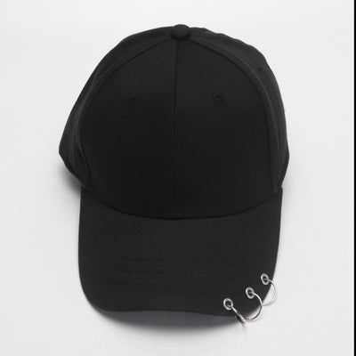 Casquette à anneaux streetwear - KoreanxWear