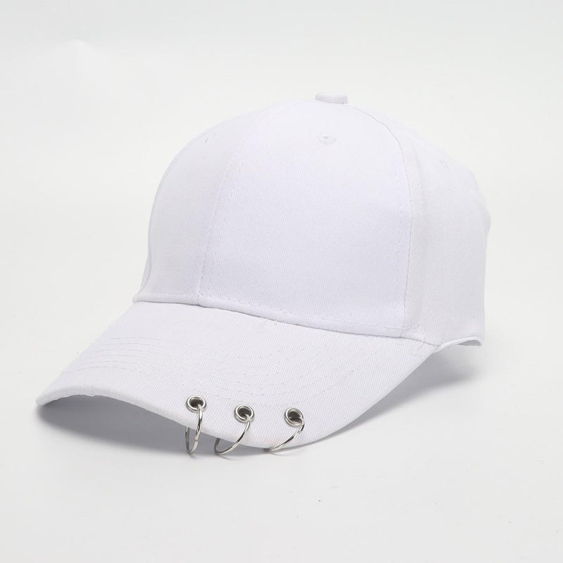 Casquette à anneaux streetwear - KoreanxWear