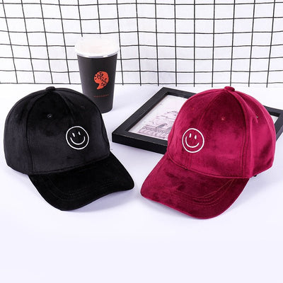 Casquette Coréenne Smiley Chic - KoreanxWear