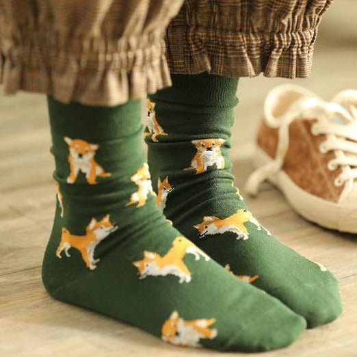 Chaussettes Coréennes Chiens - KoreanxWear