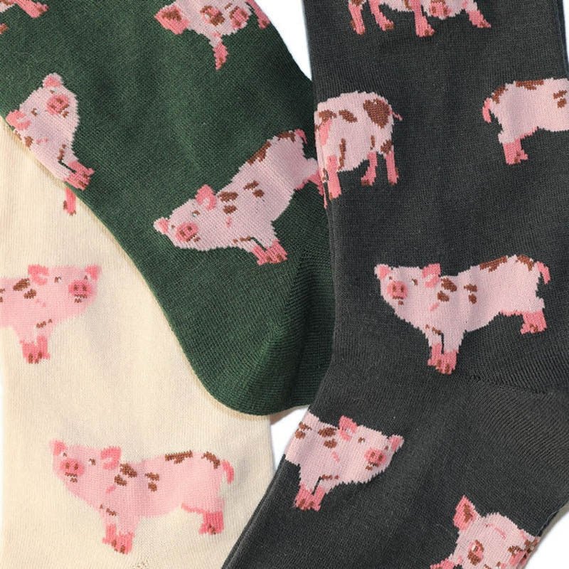 Chaussettes Coréennes Cochons - KoreanxWear