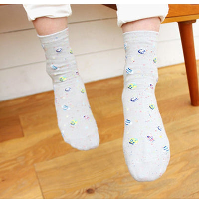 Chaussettes Galaxie Blanc