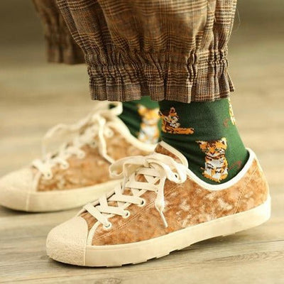 Chaussettes Tigres Vert