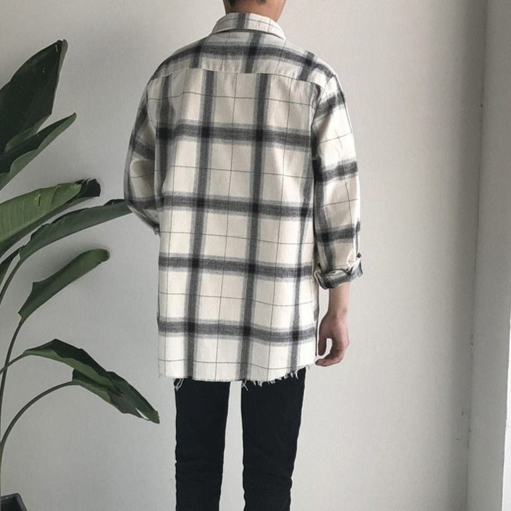 Chemise à grands carreaux - KoreanxWear