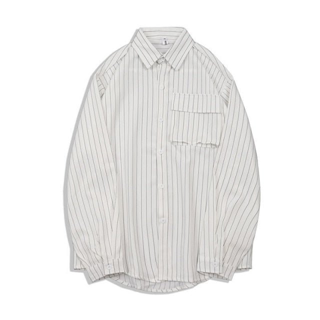 Chemise automne coréen blanc