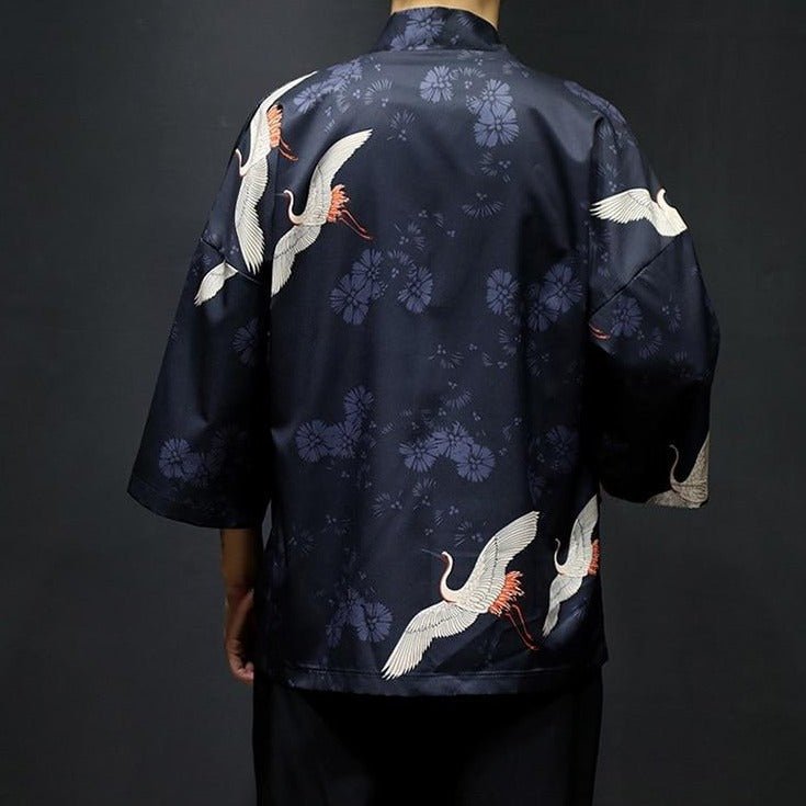 Chemise kimono grue - KoreanxWear