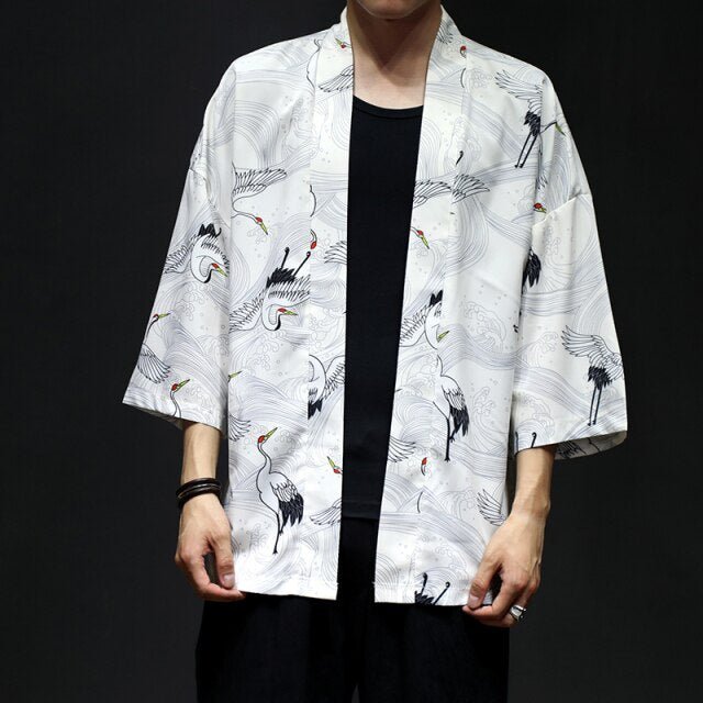 Chemise kimono grue - KoreanxWear