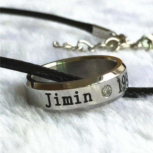 Collier Anneau BTS Jimin