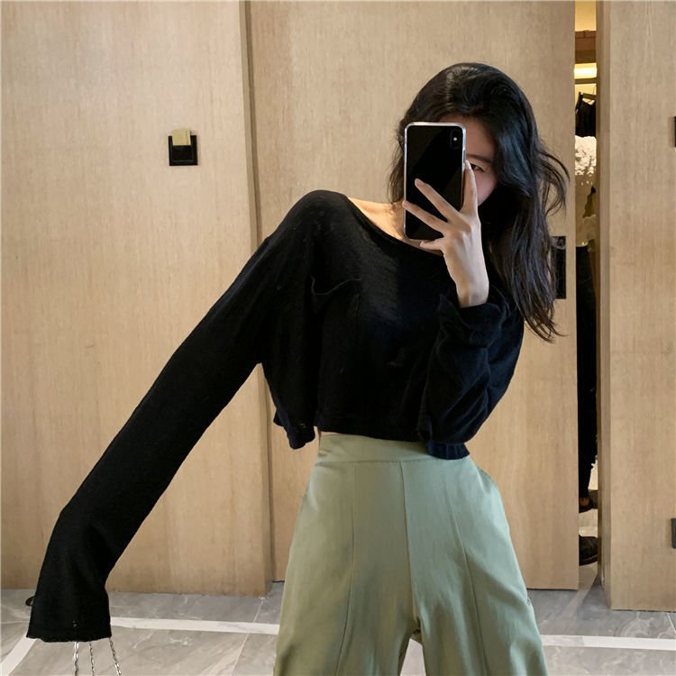 Crop top coréen long - KoreanxWear