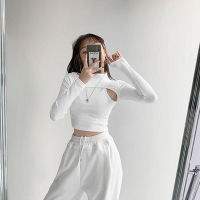 Crop top deux pièces - KoreanxWear