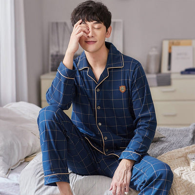 Ensemble pyjama à carreaux - KoreanxWear