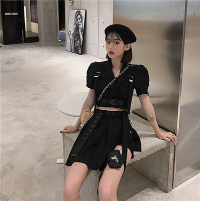 Ensemble Streetwear Femme Noir