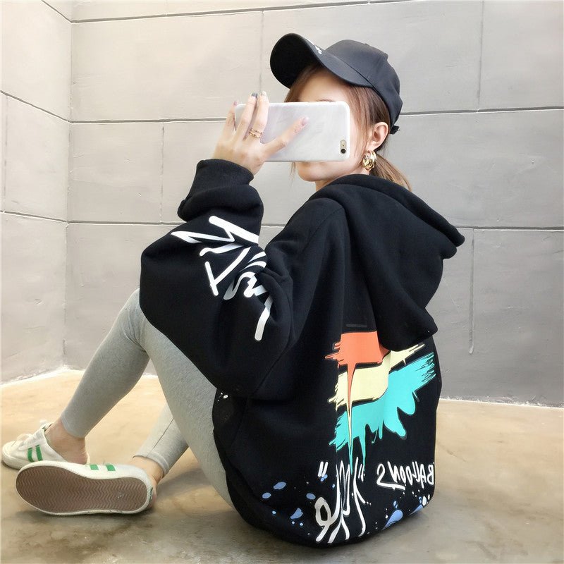 Hoodie Coréen Hip Hop - KoreanxWear