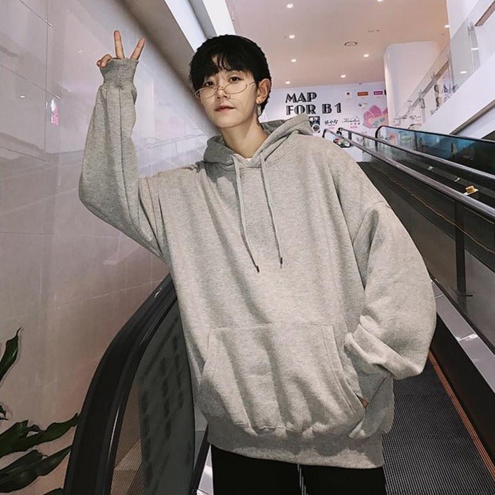 Hoodie coréen large - KoreanxWear