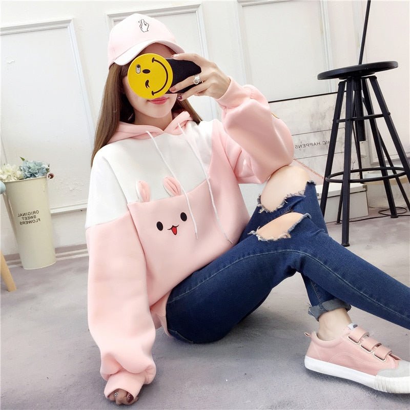 Hoodie Lapin - KoreanxWear