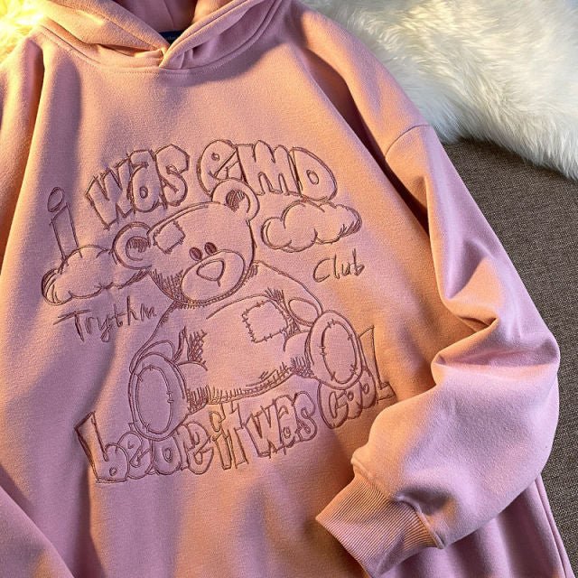 Hoodie nounours coréen - KoreanxWear