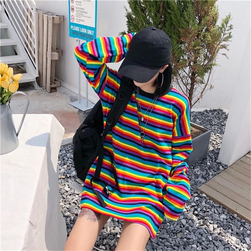 T Shirt Rainbow Femme