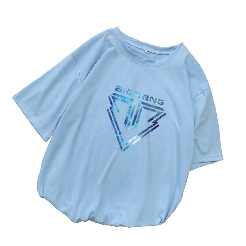 T Shirt Big Bang bleu