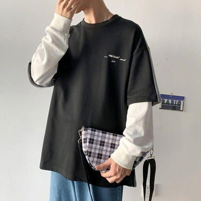 Pull coréen fausses manches - KoreanxWear