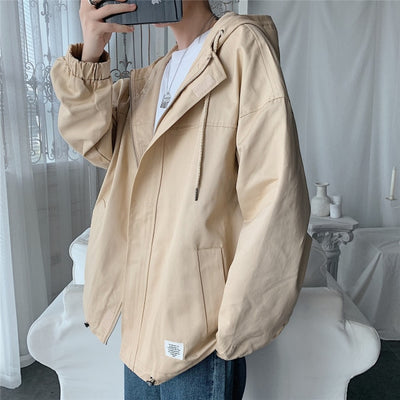 Manteau coréen léger beige