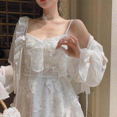 Robe coréenne dentelle - KoreanxWear