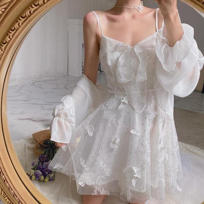 Robe coréenne dentelle - KoreanxWear