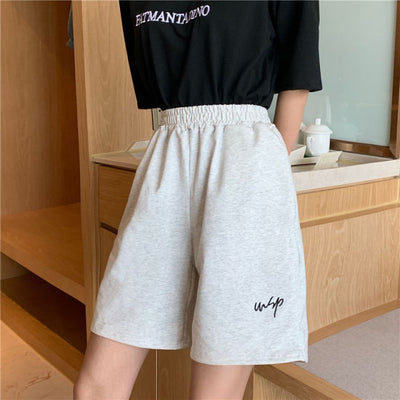 Short coréen en jogging signature