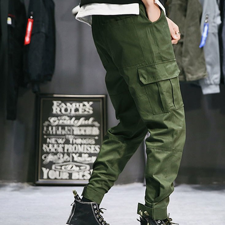 Pantalon vert Cargo avec poches