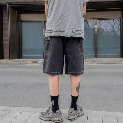 Short en jeans rétro - KoreanxWear