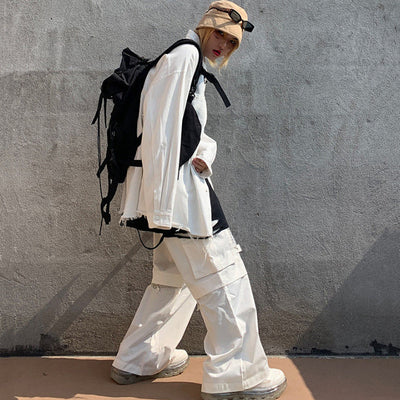 Pantalon Baggy Blanc