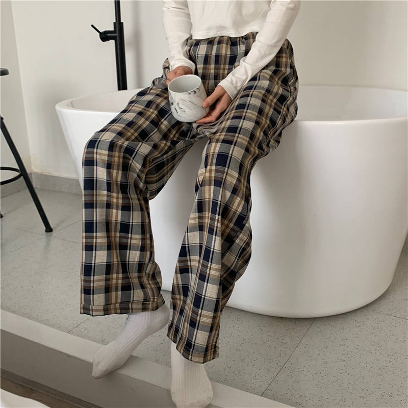 Pantalon plaid vintage