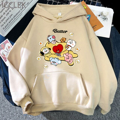 Sweat BT21 Butter beige