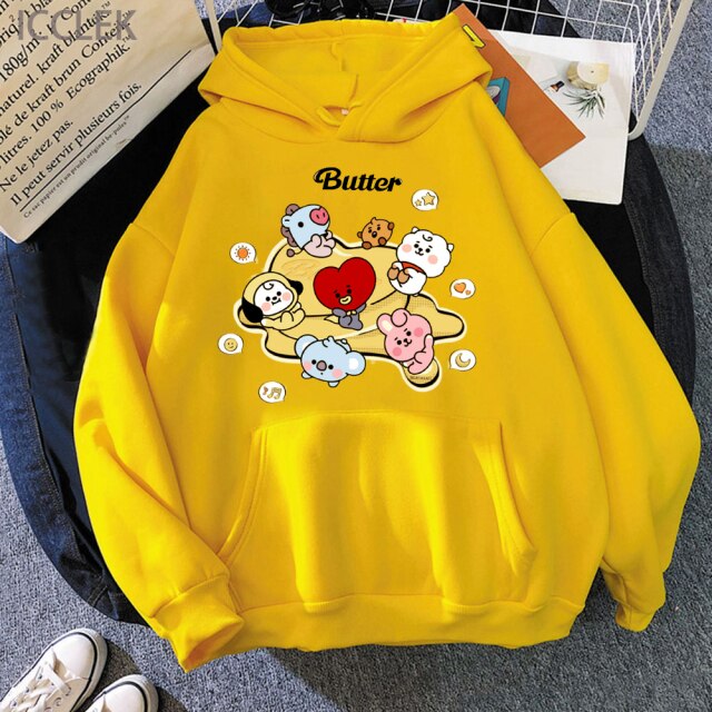 Sweat BT21 Butter jaune